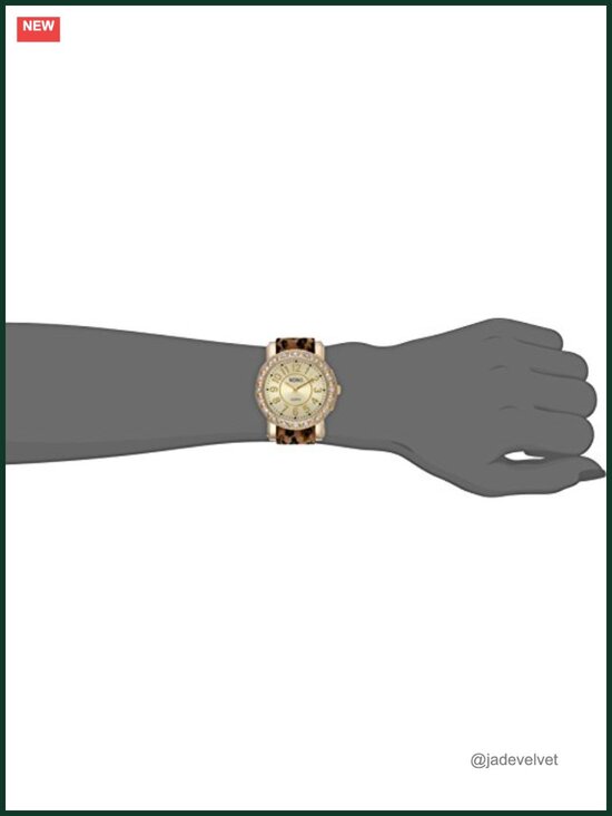 XOXO Gold-Tone Watch with Interchangeable Straps, Quartz Analog, Rhinestone main image 3